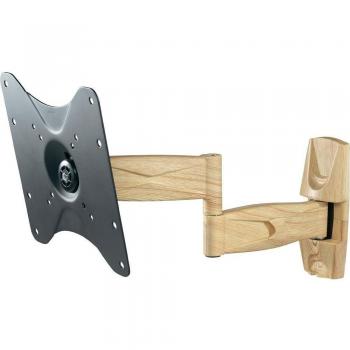 SpeaKa Professional TV-soporte de pared 23 - 42 Neigbar+Schwenkbar Buche