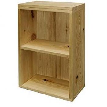 Mesita auxiliar de madera maciza en tono olivo de 60x40cm