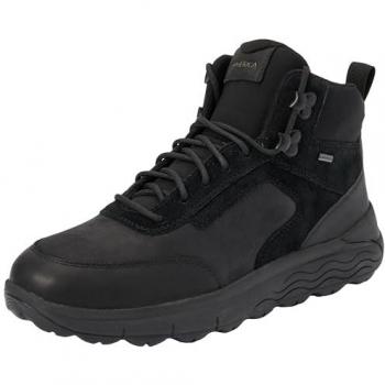 Botas Geox Spherica 4x4 ABX Hombre Negro, Botines Impermeables y Cómodos, Talla 41 EU