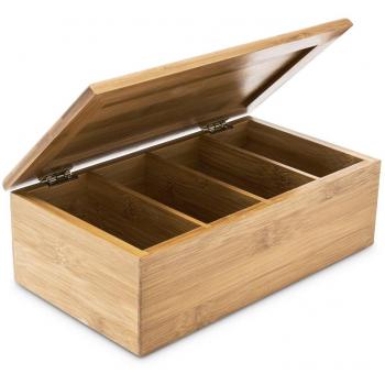Relaxdays 10018875 - Caja para bolsitas de té