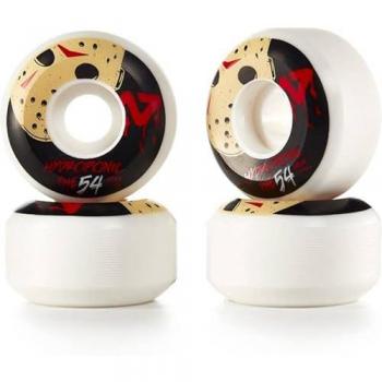 Ruedas Skateboard Hydroponic Viernes 13, 54 mm, Adultos Unisex