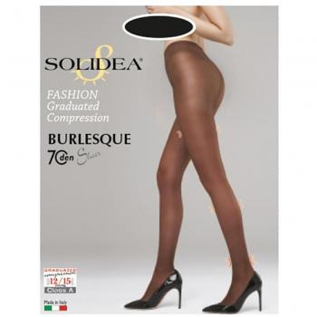 Burlesque 70 Denier Sheer Glace Compression Tights Size S
