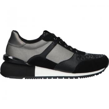 Gioseppo Zapatilla Deportiva de Mujer Plomo Nylon Media Cuña Certificado PODOLOGIC ICOPCV con materiales sostenibles