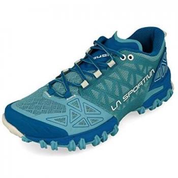 LA SPORTIVA Bushido II Woman, Zapatillas de Trail Running Mujer, Pacific Blue/Neptune, 38.5 EU