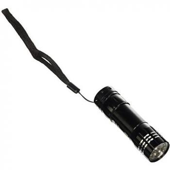 Hama Basic - Linterna LED unisex - Adulto, negro, 9 x 2,5 cm