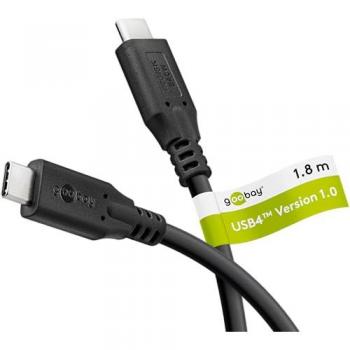Cable USB-C™ USB4™, 240 W, 40 Gbit/s, Power Delivery, 1.8 m