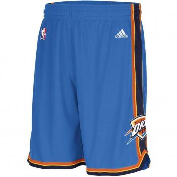 adidas Woven NBA Team Short - Pantalón corto para hombre, color azul / rojo / amarillo / blanco, talla XL