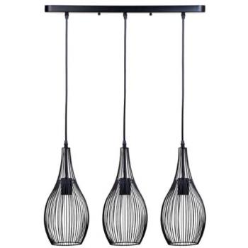 Lámpara de Techo Wanderlust Deco Metal Negra 58x17x94