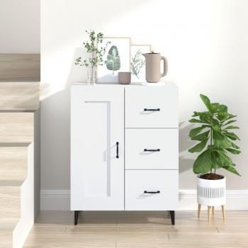 Aparador Blanco de Madera Multicapa 69,5x34x90 cm