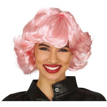 PELUCA ROSA CORTA CON FLEQUILLO EN CAJA GUIRCA