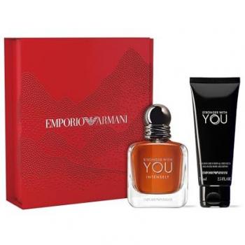 Lote de Regalo Emporio Armani Stronger With You Intensely para Hombre - Eau de Parfum Spray 50 ml + Gel de Ducha 75 ml
