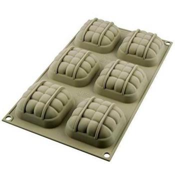 Molde de silicona 3D Mini Eleganza, color gris claro