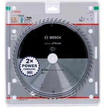 Disco de Sierra Circular Bosch Standard For Wood 254x2,2/1,6x30 T60