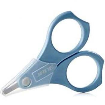 Jané Tijeras de Precisión para Bebé con Puntas Redondeadas, Aquarel Blue