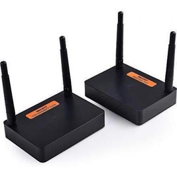 measy extensor hdmi inalámbrico measy transmisor y receptor hdmi inalámbrico full hd 1080p transmisión de audio y video desde PC, DVD, reproductores, etc. a TV y proyectores