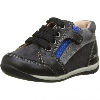 Geox B Each Boy A, Zapatillas Bebé-Niños, Negro
