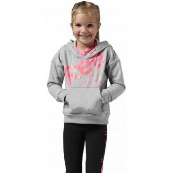 Reebok G Es Oth Hdy - Sudadera para niña, color gris, talla XXS