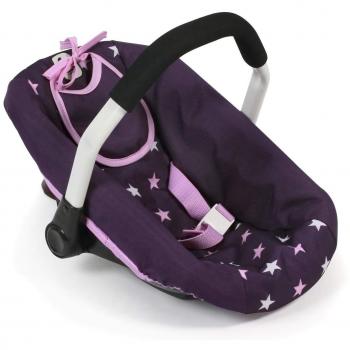Silla de Coche para Muñecas Stars Lila Bayer Chic 2000