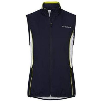 Head, Club Weste, Weiß Chaquetas, Mujer, Azul Oscuro, Extra-Large