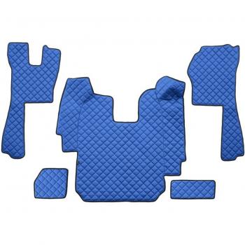 Alfombra moldeada F-CORE FL03 BLUE - Alfombrilla de diseño ergonómico, material antideslizante, fácil de limpiar, resistente al desgaste, ideal para uso en oficinas y espacios de trabajo