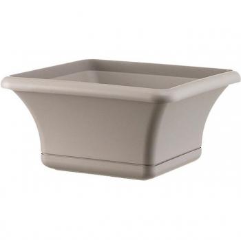 Maceta cuadrada 30 cm con platillo ArtPlast