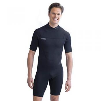 Traje de neopreno Jobe Atlanta manga corta 2 mm negro - 3XL con cremallera en la espalda