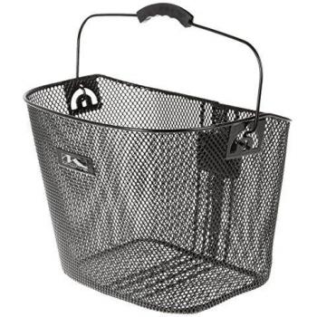 M-Wave Asa Cesta Delantera Potencia, Unisex Adulto, Negro, Talla Única