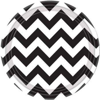 Amscan International – 541492 – 10 18 cm Chevron papel placa