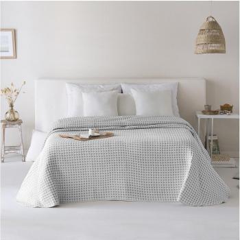 Colcha jacquard algodón Emily aluminio