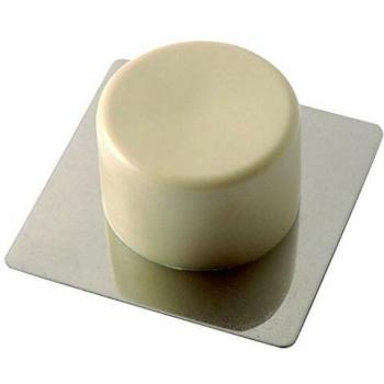 Brinox Tope Puerta Adhesivo, Beige, 2.1 x 4.5 x 4.5 cm