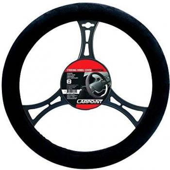 Funda de Volante CARPOINT 2510075 en Suedina Negra