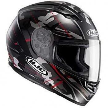 HJC CS-15 Cascos, Hombre, SONGTAN Black/Red, M