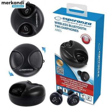 Auriculares intrauditivos Bluetooth Esperanza EH228K Negro
