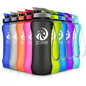 Botella agua deporte - Water Bottle 20oz/1L Tritan Prueba de Goteo Libre de BPA /Eco-Friendly Plastico con Filtro Para Niños, Deportes, Yoga, Senderismo, Viajes, Oficina, Universidad Coche Botellas de Agua 1-Click Apertura regalo