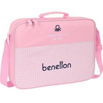 Cartera Extraescolar Benetton Vichy Safta 28x38cm