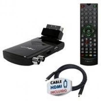 Mini Receptor TDT-HD Nevir NVR-2504 con Conexiones SCART/HDMI y Función Regal