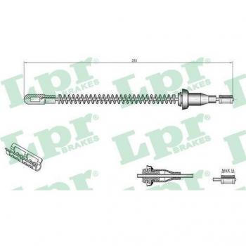 Cable de freno de mano LPR C0556B