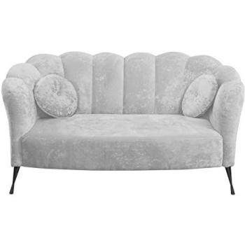 Sofá Providence 151 Tapizado en Tela con Patas de Metal - 155 x 78 x 83 cm
