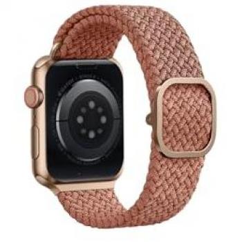Uniq Aspen Braided Apple Watch Strap - Pink (42mm, 44mm, 45mm, 49mm)