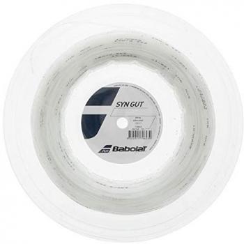 Babolat Tennis String Reel 200m (Synthetic Gut, Addixion, RPM Hurricane, Syn Gut Monofil White 1.30)
