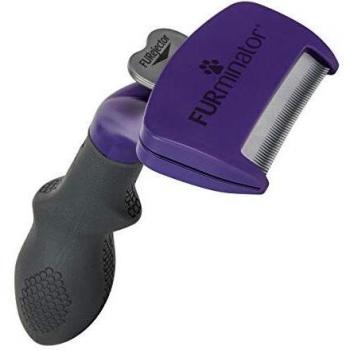FURminator Undercoat deShedding Tool para gatos medianos y grandes de pelo largo
