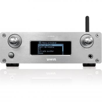 Vieta VH-HA042SL - Amplificador digital con Internet Radio, color aluminio