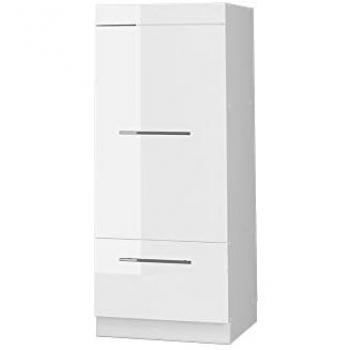 Armario para microondas Fame-Line, Blanco alto brillo, 60 cm