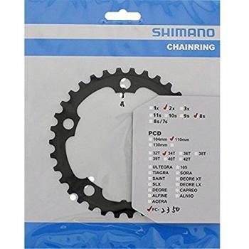 Plato Shimano Claris FC-2450 34D Negro