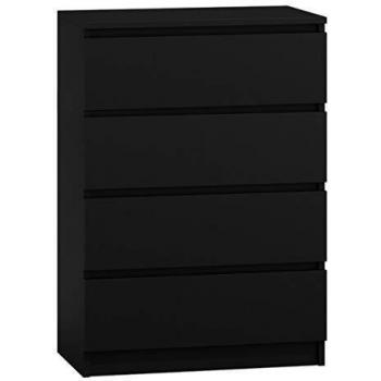 Cómoda Moderna Aster T4 - 4 Cajones - 97x70x40 cm - Mueble de Almacenamiento Estilo Escandinavo