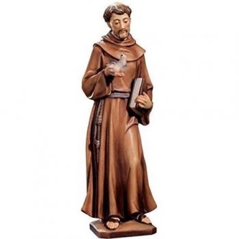 Madera Figura Santo San Francisco coloriert - dolfi, madera, 60 cm