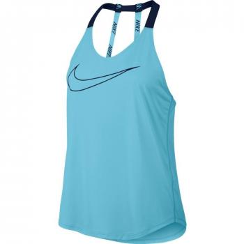 Nike W Nk Brthe Elastka Grx Sw Camiseta sin Mangas, Mujer, Azul