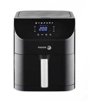Freidora de Aire Fagor XL 8L 1800W con Pantalla Táctil y 7 Programas de Cocción - Negra