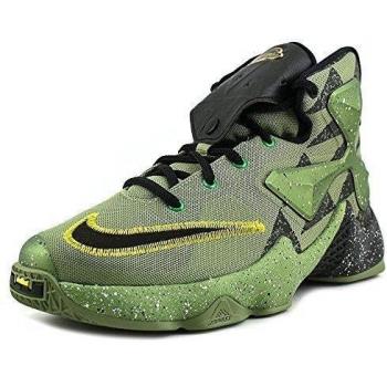 Nike Lebron XIII AS (GS) Zapatillas de baloncesto, Niños, Negro / Verde, 37 1/2