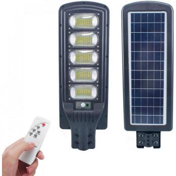 Farola LED Solar 250W con Sensor de Movimiento y Control Remoto